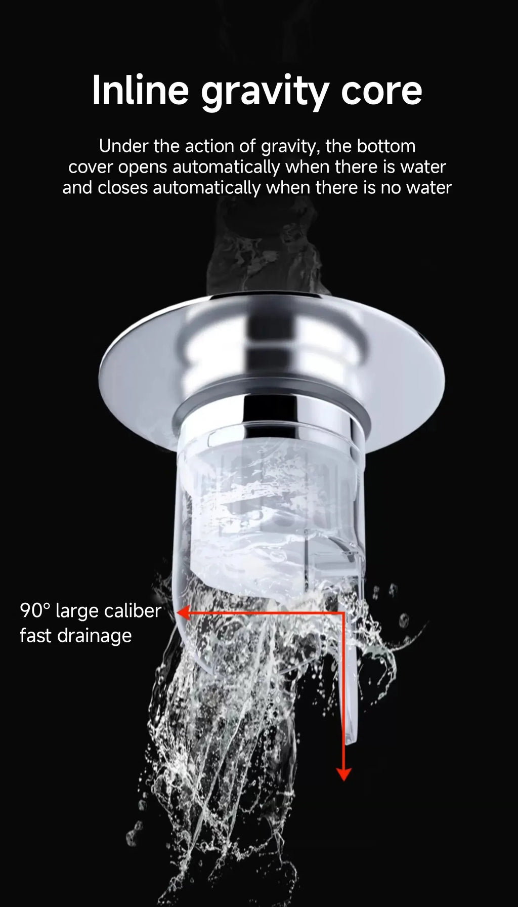 Universal Pop-Up Sink Drain Stopper with Hair Catcher | Anti-Clog Bathroom Basin Filter